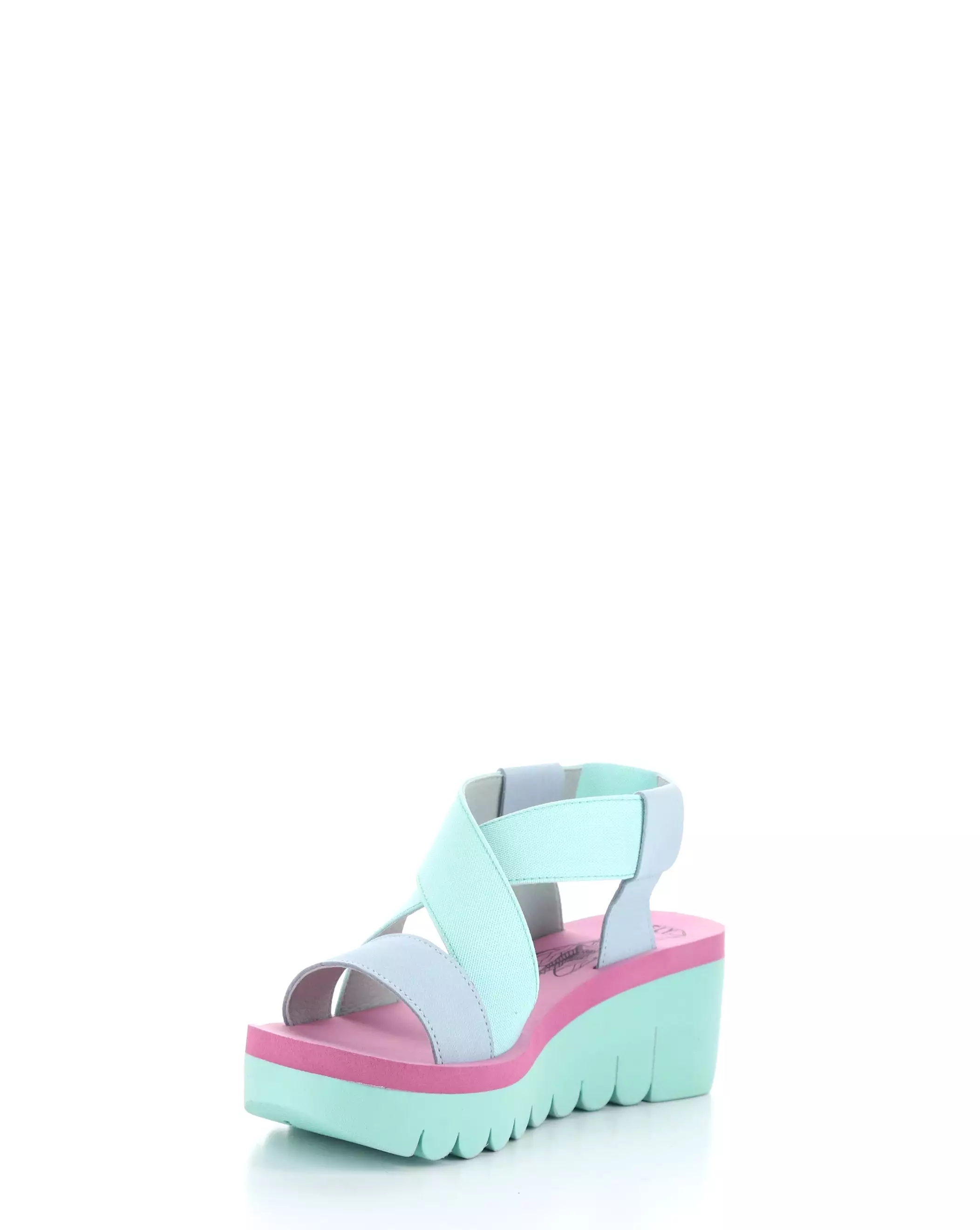 YABI922FLY 008 Sky Blue Mint Lilac Round Toe Sandals