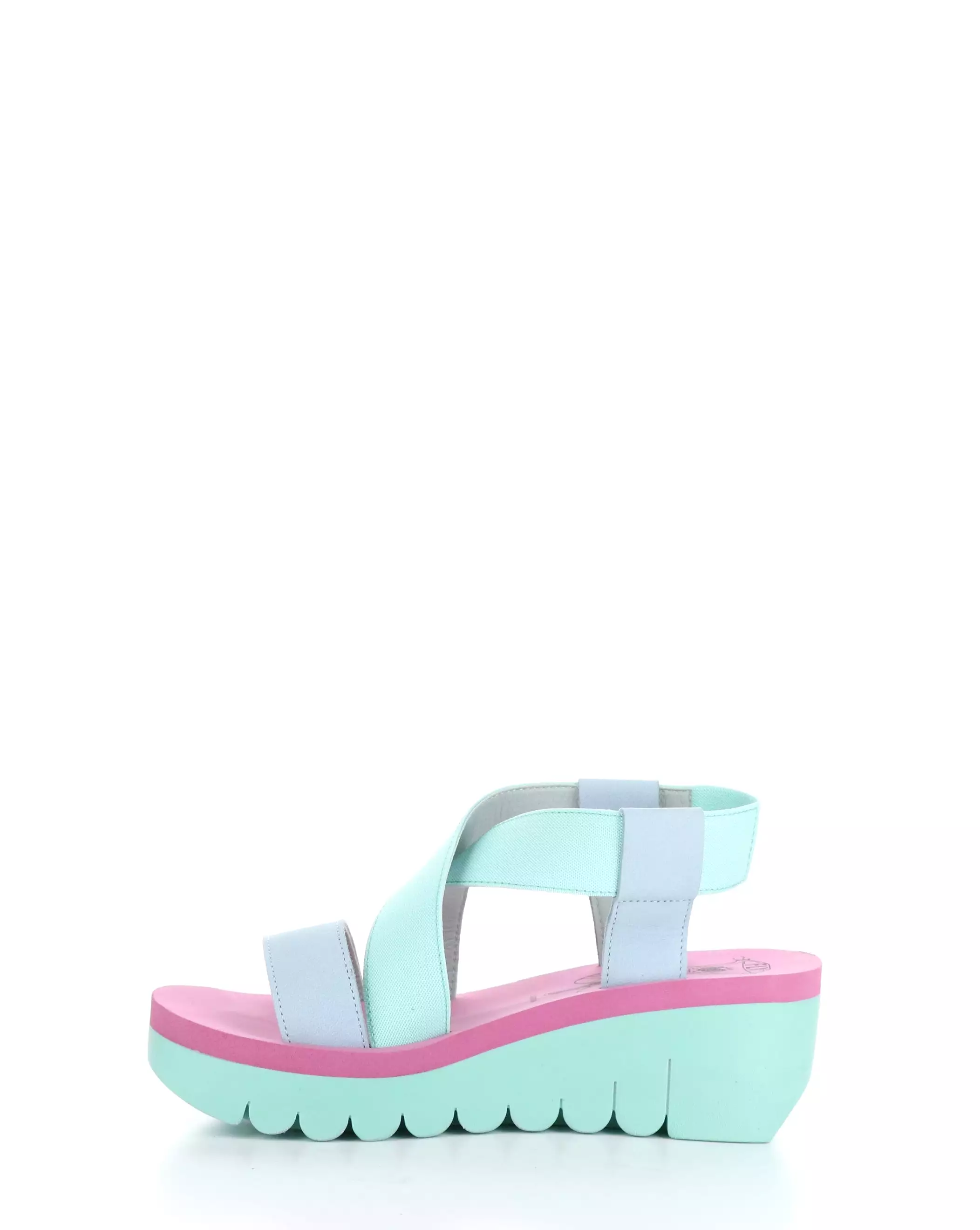 YABI922FLY 008 Sky Blue Mint Lilac Round Toe Sandals