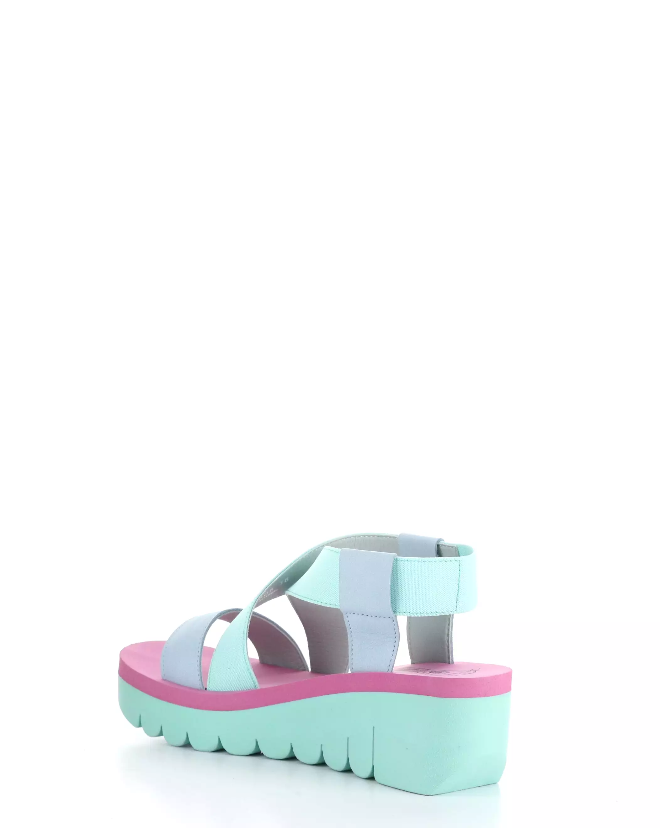 YABI922FLY 008 Sky Blue Mint Lilac Round Toe Sandals