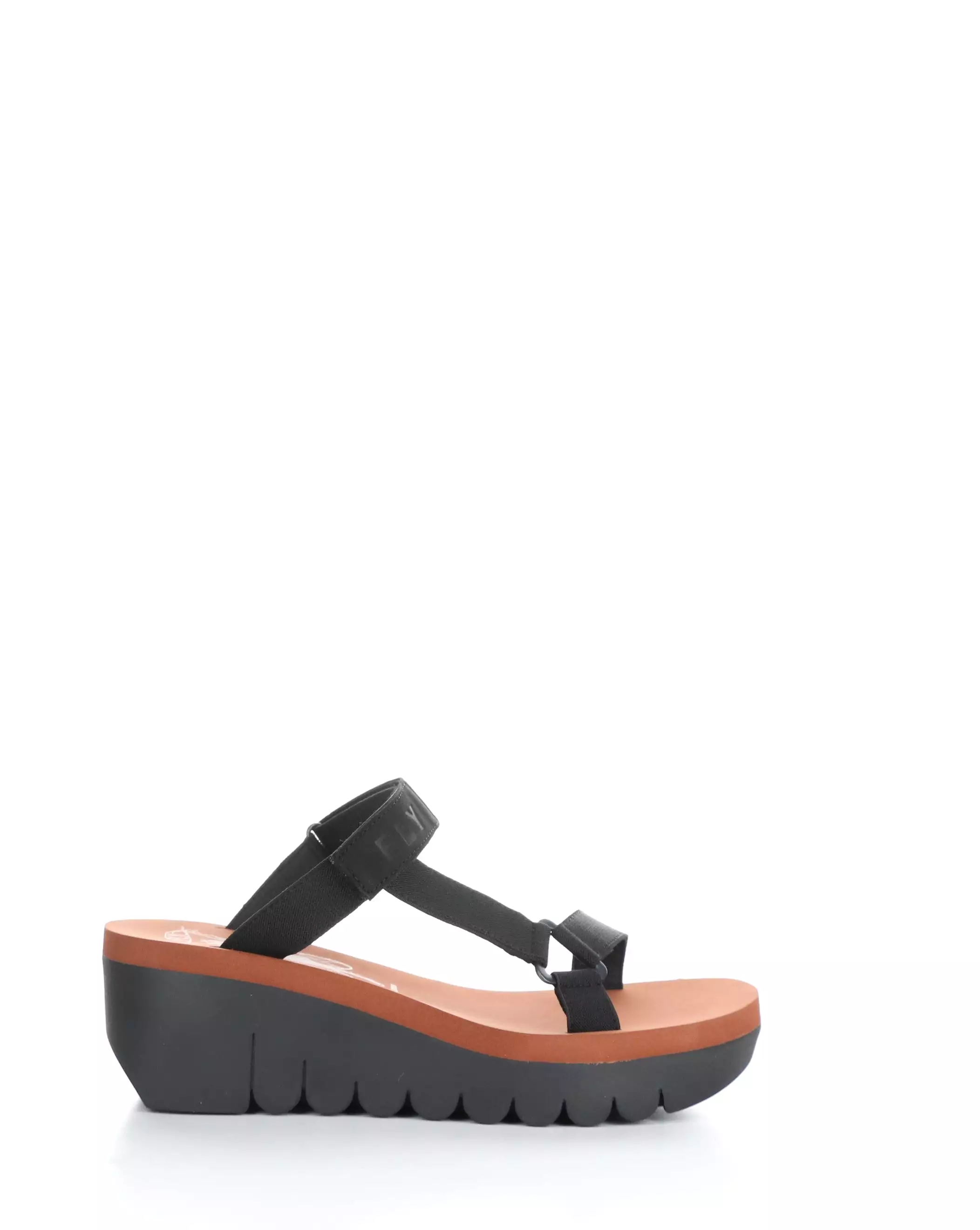 YAKA037FLY 000 BLACK Sandals