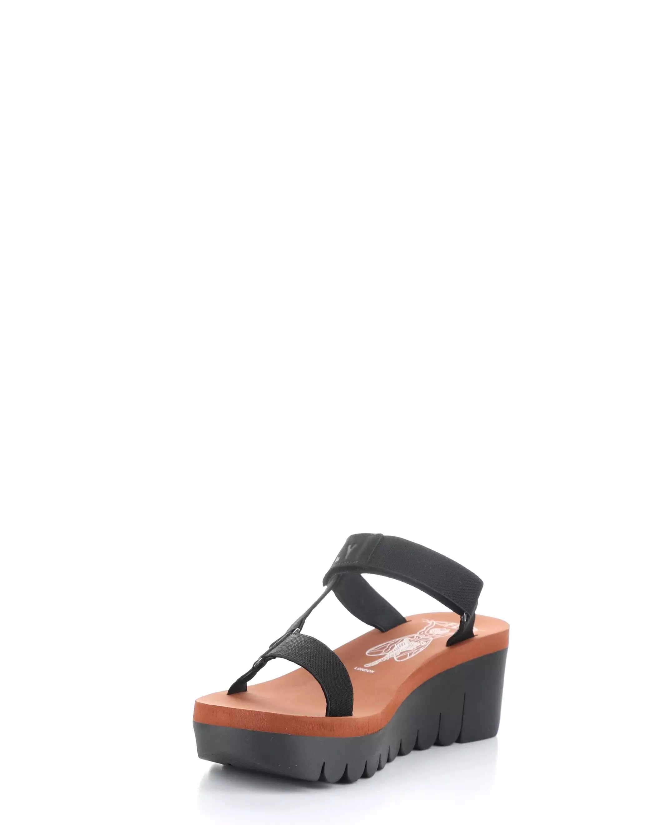 YAKA037FLY 000 BLACK Sandals