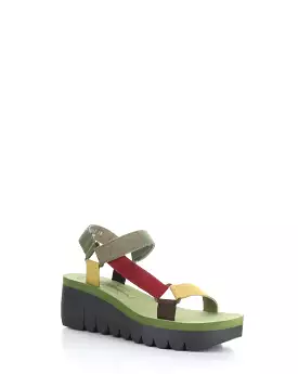 Yefa726fly 012 Military Green Velcro Sandals