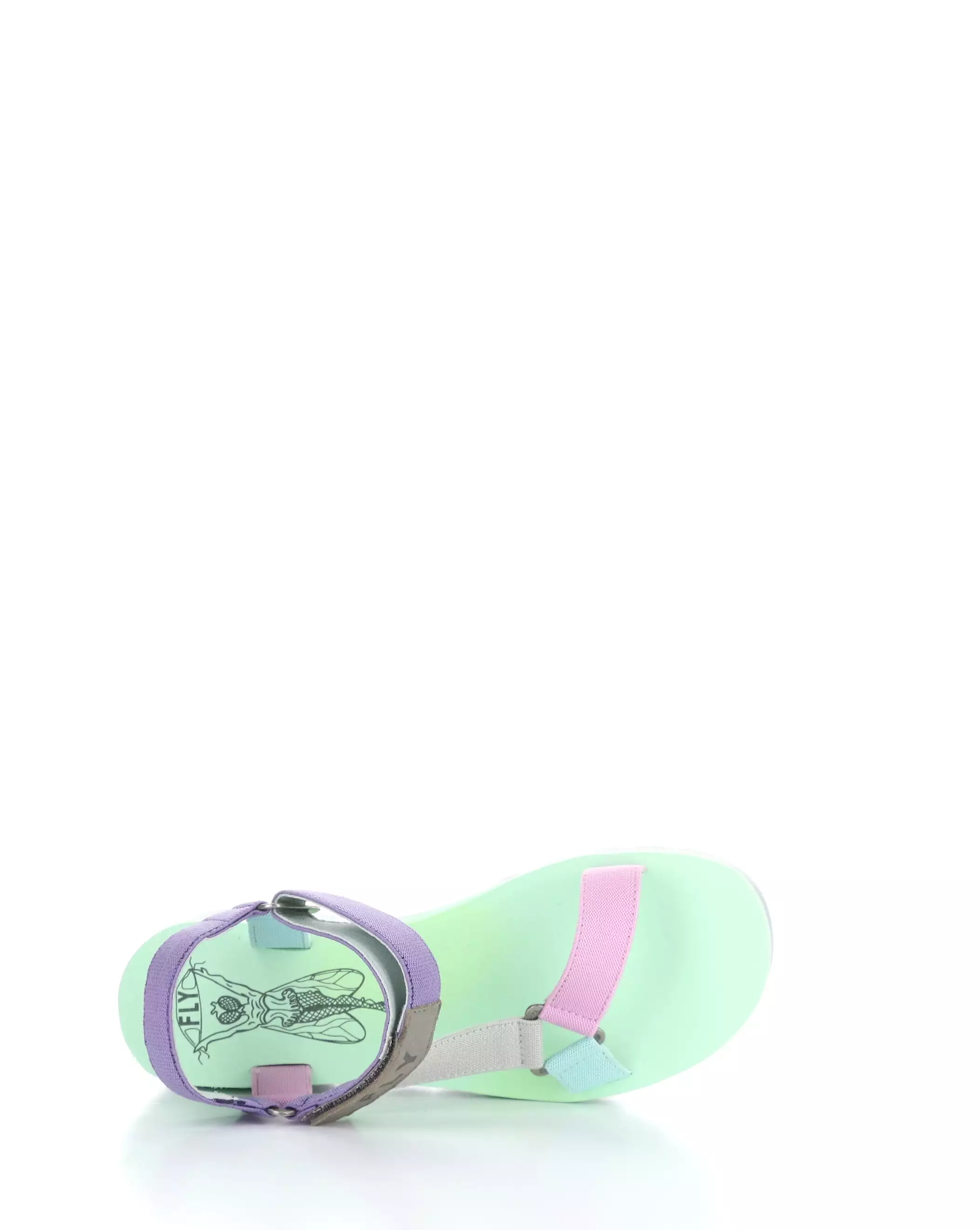 YEFA726FLY Velcro Sandals in Grey, Multi, and Camu Pink