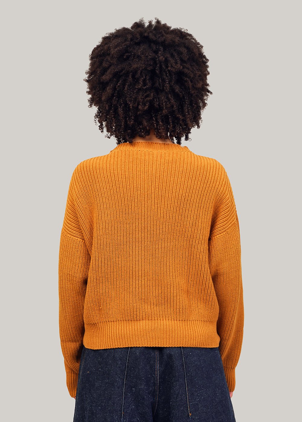 Yellow Burnt Mea Pullover